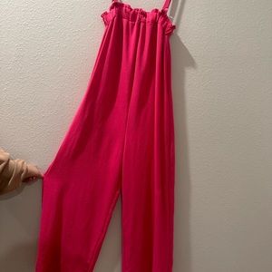 Hot Pink Jumpsuit